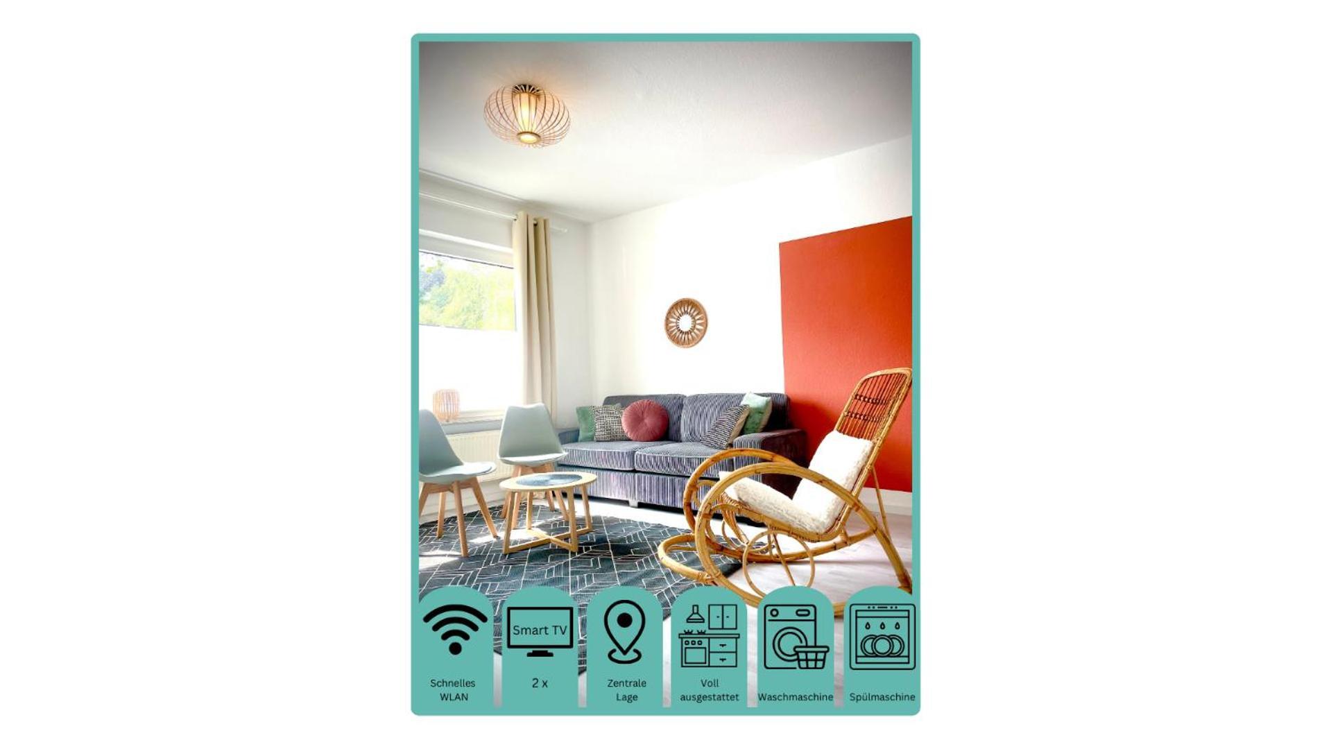 Wlan,Smart Tv,4 Betten, Zentral Emden Exterior photo